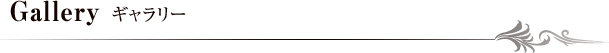 Gallery ギャラリー
